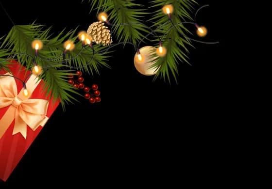 Enfeites de natal decorativos